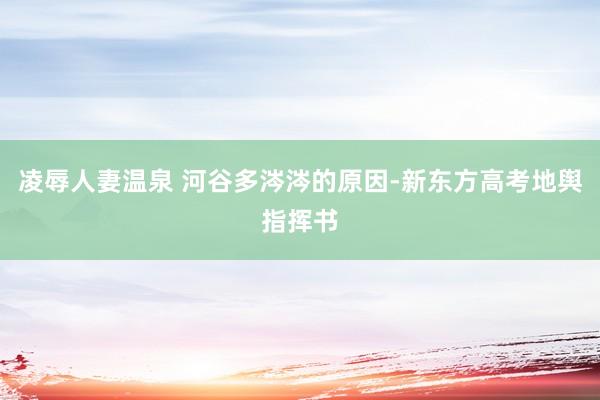 凌辱人妻温泉 河谷多涔涔的原因-新东方高考地舆指挥书
