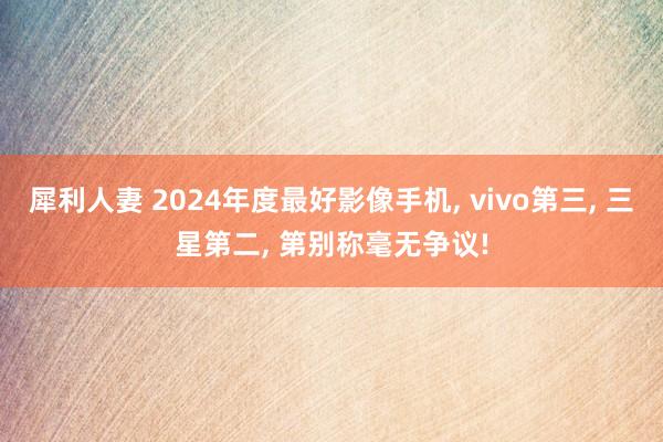 犀利人妻 2024年度最好影像手机, vivo第三, 三星第二, 第别称毫无争议!