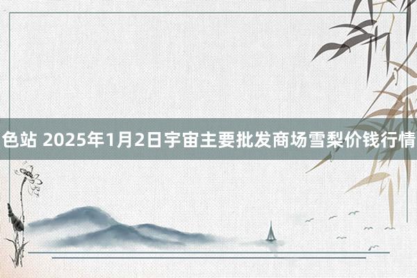 色站 2025年1月2日宇宙主要批发商场雪梨价钱行情