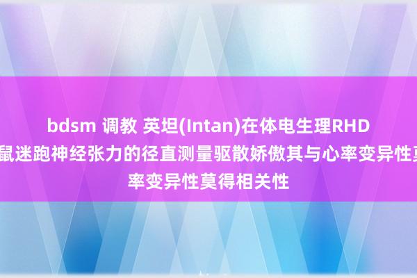bdsm 调教 英坦(Intan)在体电生理RHD2216对大鼠迷跑神经张力的径直测量驱散娇傲其与心率变异性莫得相关性