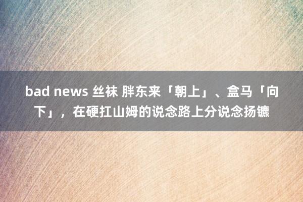 bad news 丝袜 胖东来「朝上」、盒马「向下」，在硬扛山姆的说念路上分说念扬镳
