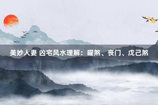 美妙人妻 凶宅风水理解：曜煞、丧门、戊己煞