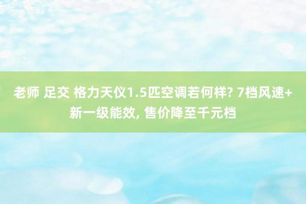 老师 足交 格力天仪1.5匹空调若何样? 7档风速+新一级能效, 售价降至千元档